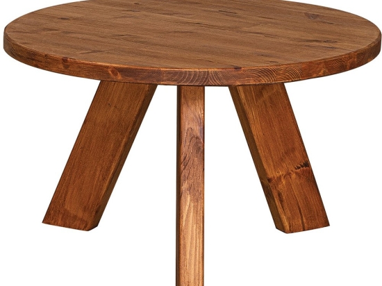Τραπέζι Στρογγυλό Ξύλο Πεύκου 23999 80x40cm Natural