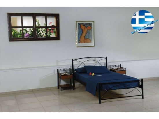 Κρεβάτι Μεταλλικό Βέλος Υπέρδιπλο 158x208 3663 Black Υπέρδιπλo Μέταλλο