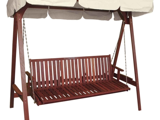 Κούνια-Κρεβάτι C 8066-R Brown Red 251,5X128,5Χ194,5 cm