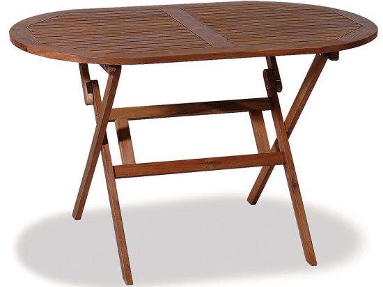 Τραπέζι Οβάλ Ξύλινο CUT-12-7OF-AC 120x70x72cm Natural