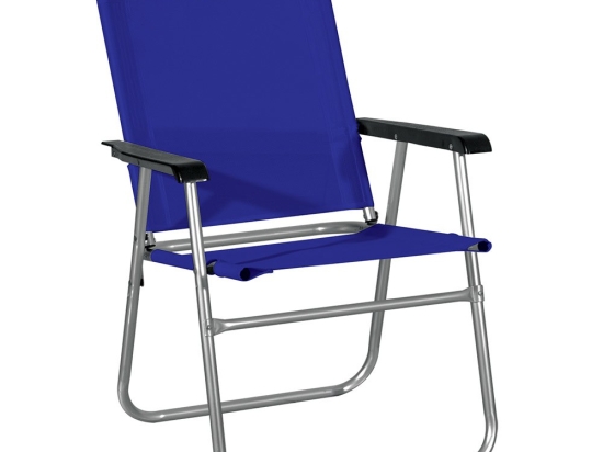 Πολυθρόνα Αλουμινίου Πτυσ/νη DC3018-B 57x54x85cm Blue-Grey