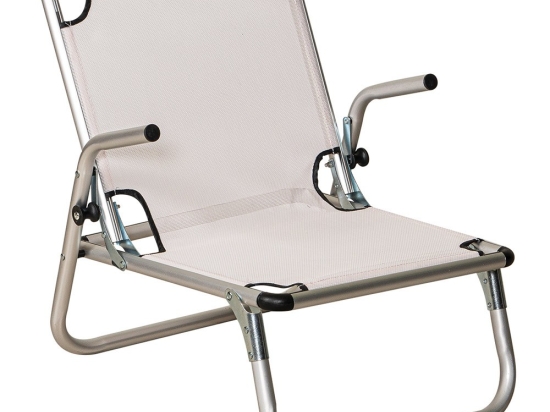 Καρέκλα Αλουμινίου Πτυσ/νη DC3038-W 60x52x59cm Beige-Grey