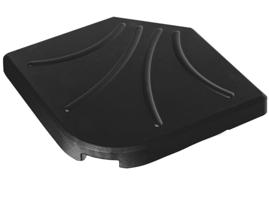 Πλάκα 25kgr Για Βάση DTH25-B 50X50 cm Black