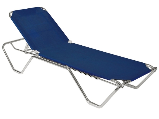 Ξαπλώστρα Στοιβαζόμενη 5 θέσεων FB1024 195x62x31cm Blue