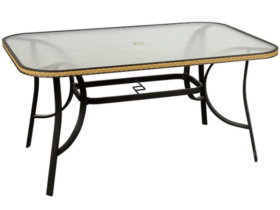 Τραπέζι Παραλ/μο JRR0031-T 85X125X72cm Black