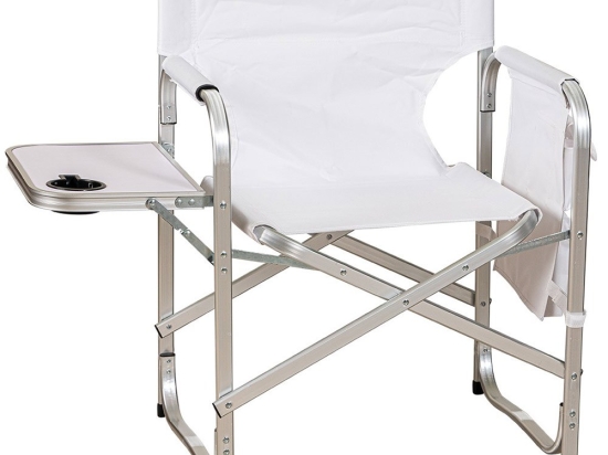 Πολυθρόνα με Τραπεζάκι LT-C102C WHITE 49x64x82cm White-Grey