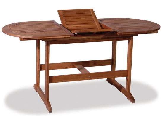 Τραπέζι Οβάλ Επεκτεινόμενο MER-16 AC Natural 160X70X75 cm