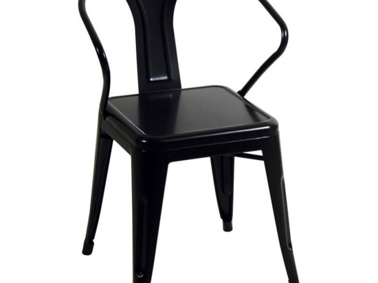 Πολυθρόνα Στοιβαζόμενη SM-1026-B 49x53.5x79cm Black