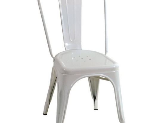 Καρέκλα Μεταλλική Γαλβανισμένη SM-1027C-W 45x54x85cm White