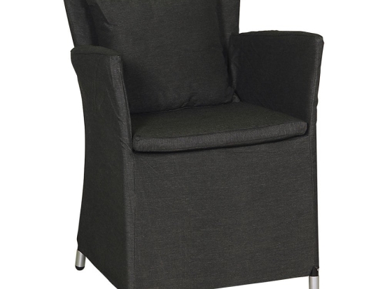 Πολυθρόνα Tulip Chair 03B Anthracite 58x62x82cm