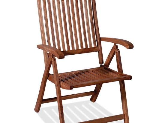 Πολυθρόνα Ψηλόπλατη Ξύλινη VAL-5 AC 72x58x108cm Natural