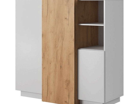 Μπουφές 3D 110x133,5x45cm White Μοριοσανίδα