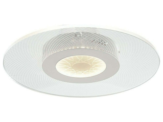 Φωτιστικό Οροφής - Πλαφονιέρα Eternity LED-ETERNITY-PL50 34W Led Φ50cm 15cm White Luce Ambiente Desi Μέταλλο