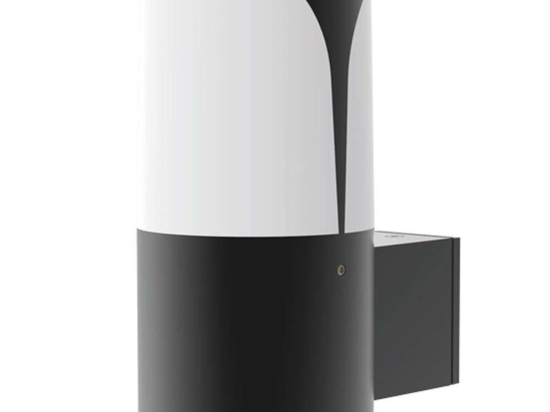 Φωτιστικό Τοίχου - Απλίκα LG8304G 9x18cm 1xE27 23W IP54 Dark Grey Aca Αλουμίνιο,PC