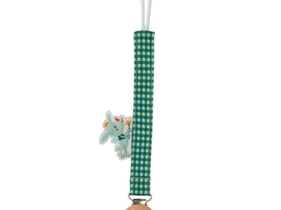 Κλιπ Πιπίλας Joe LI83460 24x3,5x2cm Green Lilliputiens Ξύλο,Βαμβάκι