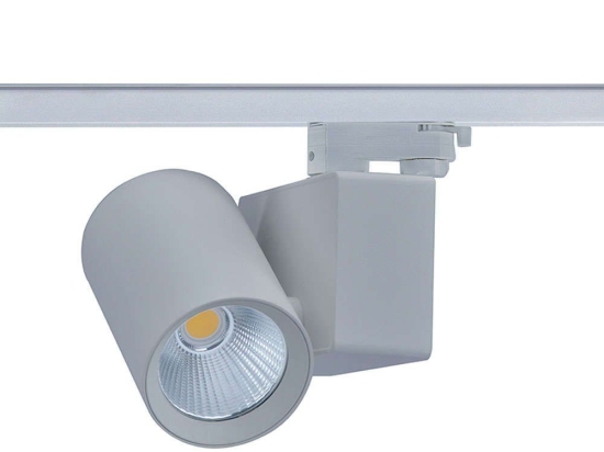 Σποτ Ράγας 4 Καλωδίων LISOR2040G4 Φ7,5x12x22cm Led 2100lm 20W 4000K Grey Aca