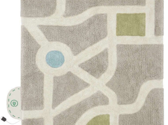Χαλί Παιδικό EcoCity 120x170cm Grey-Green Lorena Canals 120X170cm