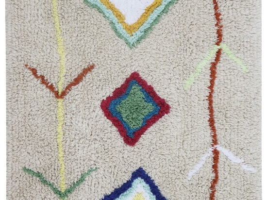 Χαλί Παιδικό Mini Kaarol LOR-C-MI-KAA White-Multi  Lorena Canals 70X100cm