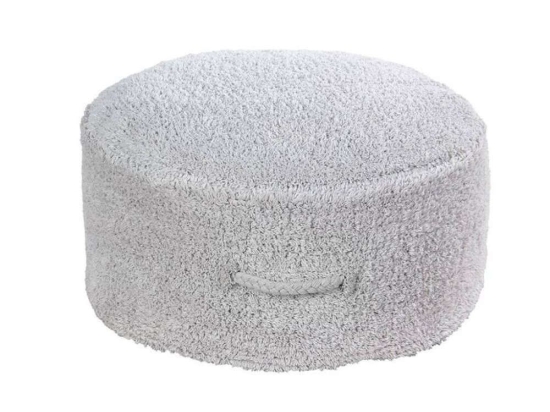 Πουφ Chill LOR-P-CHILL-PGR Pearl Grey 20Χ50Cm Lorena Canals Βαμβάκι-Μικροφίμπρα