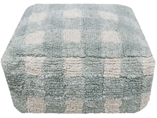 Πουφ Vichy LOR-P-VICHY-BSG 40x40x20cm Blue Sage Lorena Canals