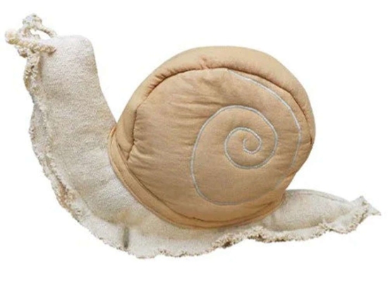 Μαξιλάρι Lazy Snail LOR-SC-SNAIL 22x40cm Beige Lorena Canals 30X50 100% Βαμβάκι