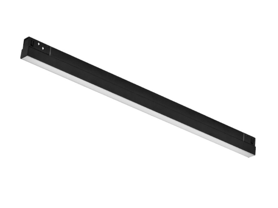 Γραμμικό Μαγνητικό Φωτιστικό LUCCA3040B 48V DC 30W 4000K 2600Lm 110° Osram RA90 90cm Black Aca