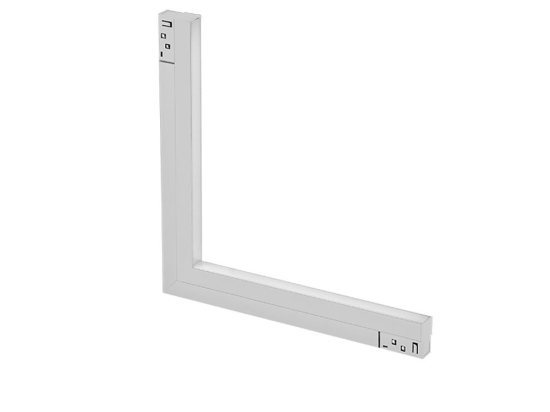 Μαγνητικό Γωνιακό Φωτιστικό LUCCA90IN2040W 90° 48V DC 20W 4000K 1750Lm 110° Osram RA90 33x33cm White Aca