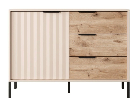 Μπουφές Rave L_RV_21s_b 104x82x40cm Beige-Natural