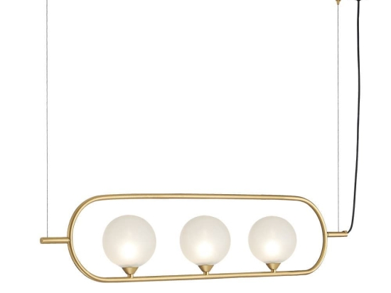 Φωτιστικό Οροφής - Ράγα 01184-04 G9 85x20cm Gold Luma