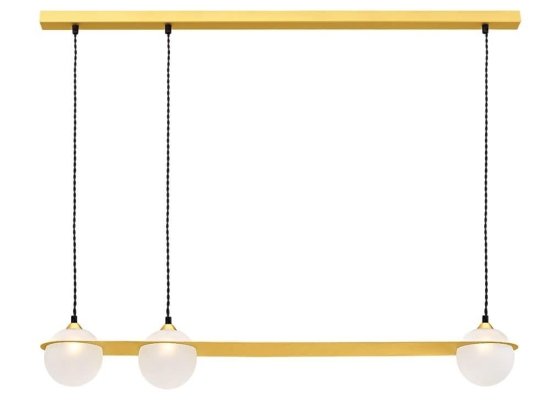 Φωτιστικό Οροφής - Ράγα 01201 3xG9 100cm Gold Luma