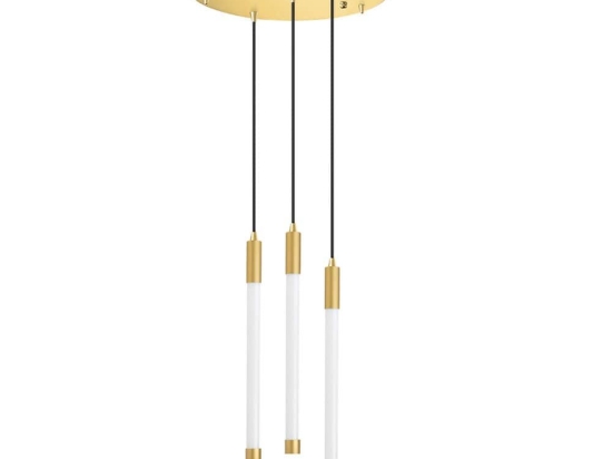 Φωτιστικό Οροφής Κρεμαστό 01250-07 LED 5W 3000K 400 lm/stick D30cm Gold Luma