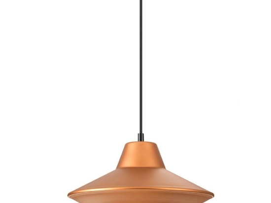 Φωτιστικό Οροφής Κρεμαστό 01181 E27 30x15cm Copper Luma