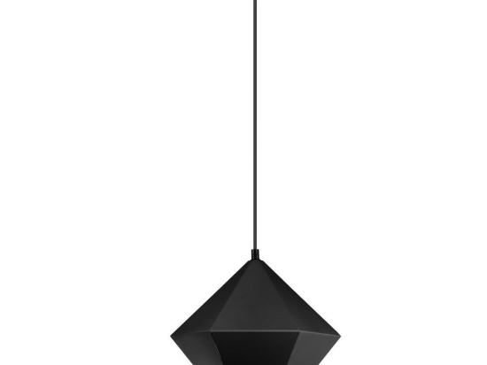 Φωτιστικό Οροφής Κρεμαστό 01167-05 E27 30x20cm Black Luma