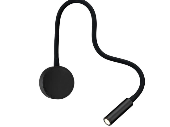Φωτιστικό Τοίχου 01175 LED 2W 3000K 160lm 50cm Black Luma
