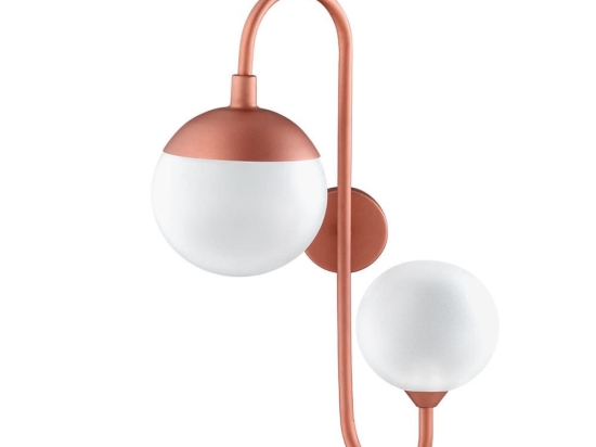 Φωτιστικό Τοίχου 01139 2xG9 30x50cm Copper Luma