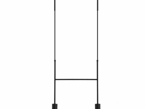 Φωτιστικό Οροφής - Ράγα 01125-06 G9 45x90cm Black Luma
