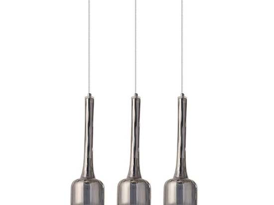 Φωτιστικό Οροφής - Ράγα 01291-07BR 3xG9 70cm Smoke Luma