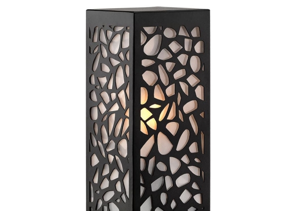 Φωτιστικό Δαπέδου 01322 E27 12x30cm Black Luma