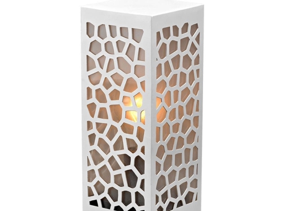 Φωτιστικό Δαπέδου 01324 E27 12x30cm White Luma