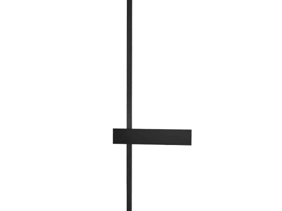Φωτιστικό Τοίχου 01326 LED 15W 3000K 1100lm 30x80cm Black Luma