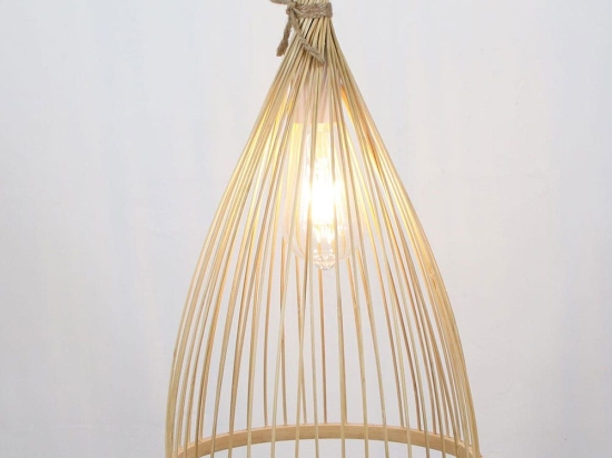 Φωτιστικό Οροφής Κρεμαστό 01341 E27 25x40cm Natural Luma