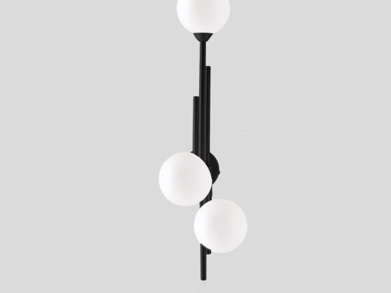 Φωτιστικό Τοίχου 01349 3xG9 20x25cm Black Luma