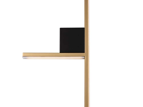 Φωτιστικό Τοίχου 01357-17 12W LED 3000K 960Lm 28x50cm Gold Luma