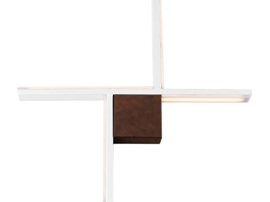 Φωτιστικό Τοίχου 01357-18 12W LED 3000K 960 Lm 53x50cm White Luma