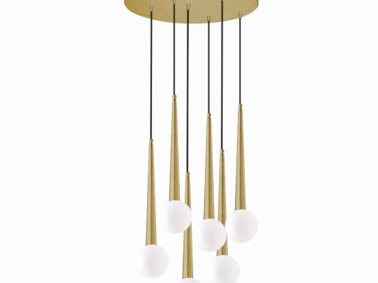 Φωτιστικό Οροφής Κρεμαστό 100-01392-13 G9 40cm Oxidized Gold Luma