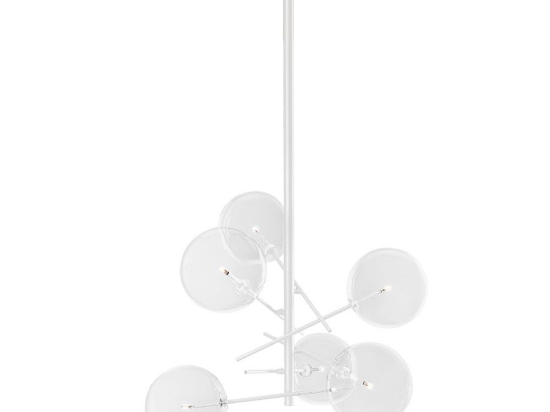 Φωτιστικό Οροφής Κρεμαστό 01360 6xG4 60x70cm White Luma