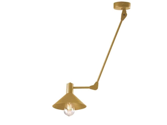 Φωτιστικό Οροφής 100-01374-20 E27 20x70+cm Oxidized Gold Luma