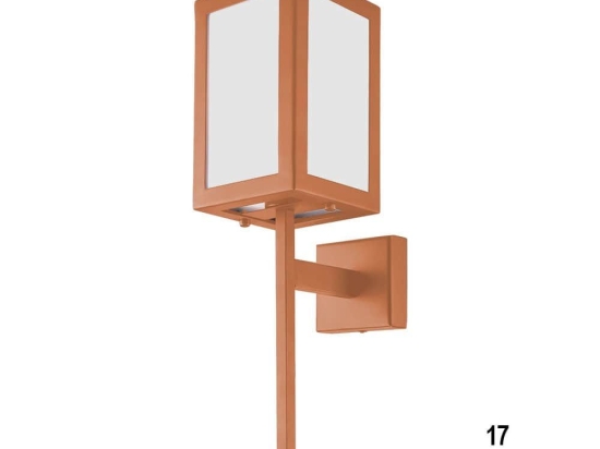 Φωτιστικό Τοίχου 01375-17 E27 13x50cm Copper Luma