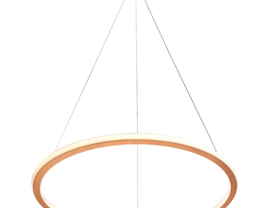 Φωτιστικό Οροφής Κρεμαστό 01381-06 76W LED 3000K 6080Lm D100cm Copper Luma