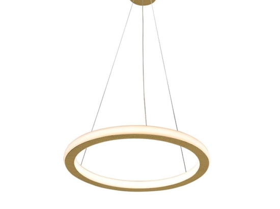 Φωτιστικό Οροφής Κρεμαστό 01381-03 32W LED 3000K 2550Lm D40cm Oxidized Gold Luma